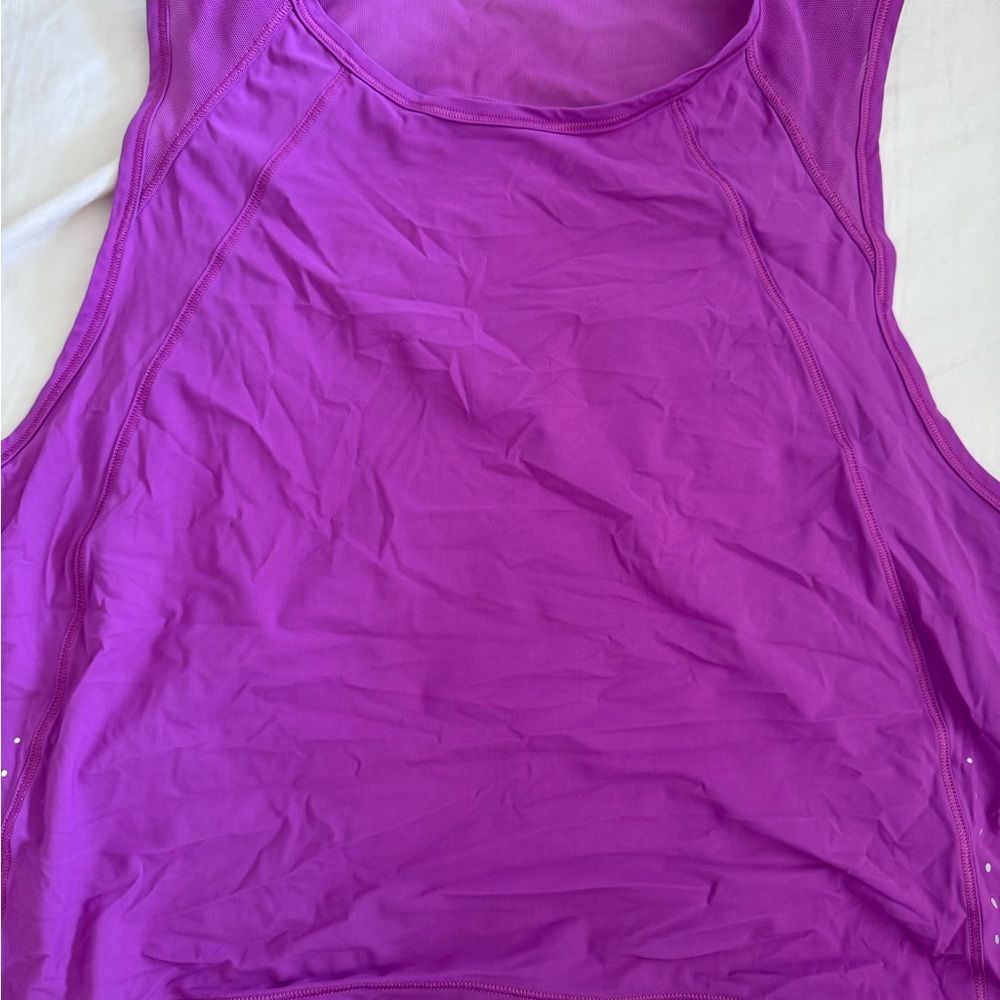 lululemon athletica Bright Purple Scoop-Neck Performance Tank